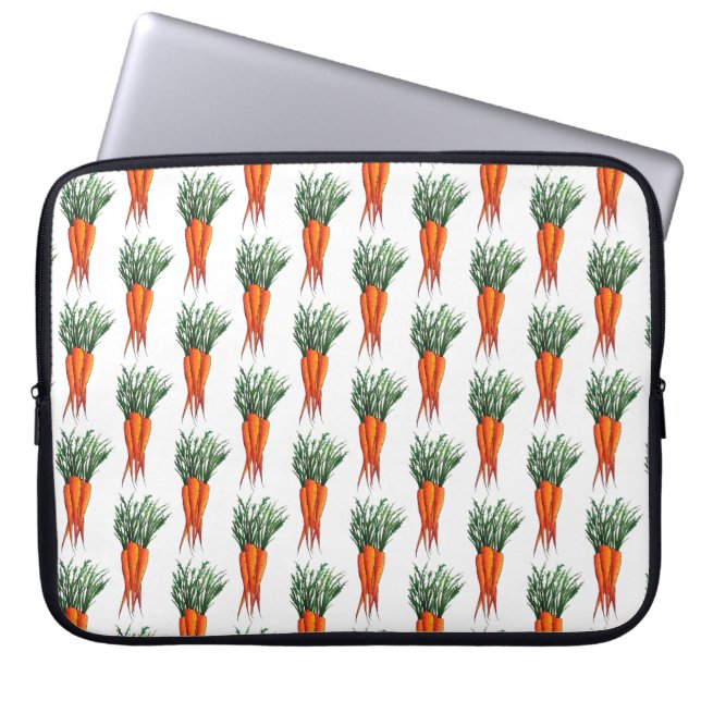 Capa Para Notebook Bando de Carrots Orange Vegetable Veggie Garden (Frente)
