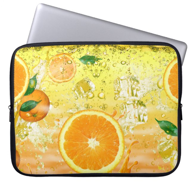 Capa Para Notebook Banheira de Laptop de Sumo Laranja (Frente)