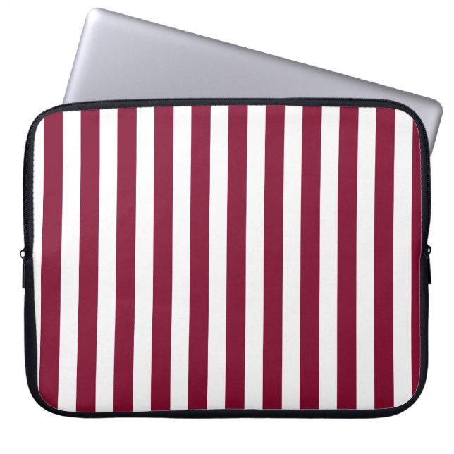 Capa Para Notebook Banheiras e faixas brancas de doces (Frente)