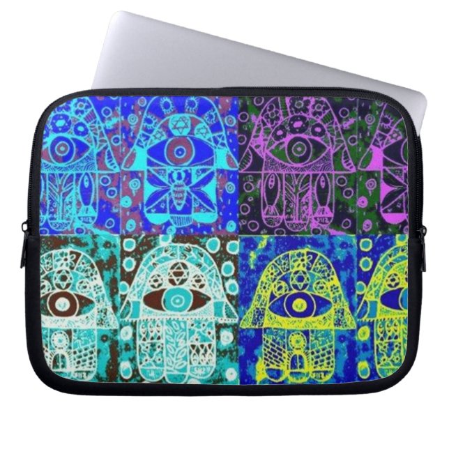 Capa Para Notebook Bar Mitzvah da "oferta bolsa de laptop": Hamsa (Frente)