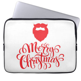 Capa Para Notebook Barba Papai noel de Natal