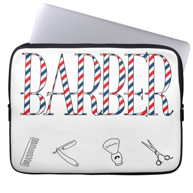 Capa Para Notebook Barber (Frente)