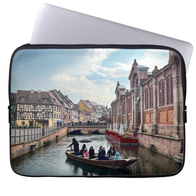 Capa Para Notebook Barco fluvial em Little Venice (Frente)