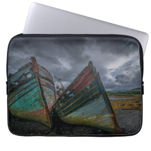 Capa Para Notebook Barcos de pesca velhos