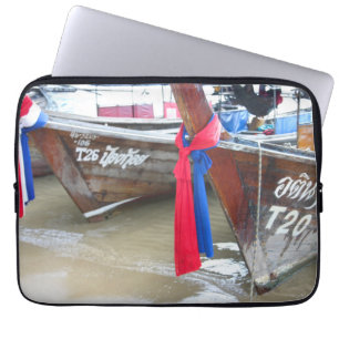 Capa Para Notebook Barcos nas ilhas da phi da phi da praia  ,