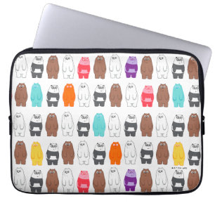 Capa Para Notebook Bare Bears Colorful Bear Patterno