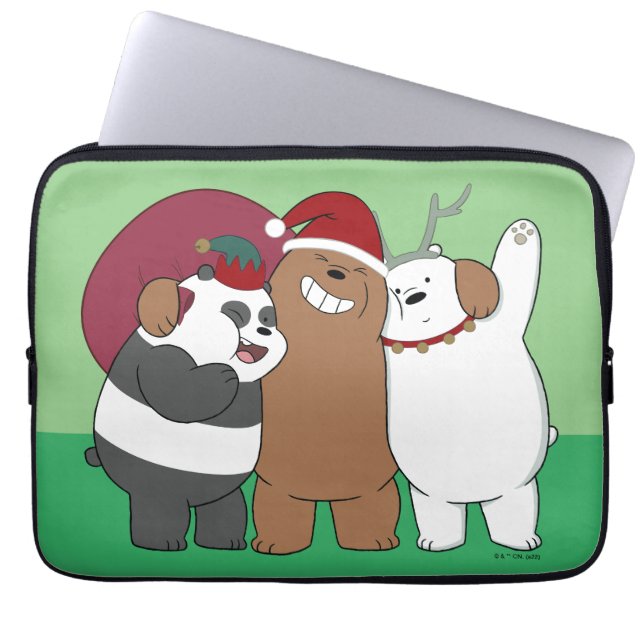 Capa Para Notebook Bare Bears - Saudações de Época (Frente)