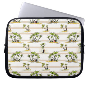 Capa Para Notebook Barraca e palmas tropicais
