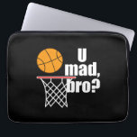 Capa Para Notebook Basball Madness<br><div class="desc">U Mad Bro? Um presente de excelente para dar a alguém para a temporada de basquete.</div>