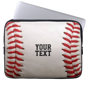 Capa Para Notebook Baseball com texto personalizável