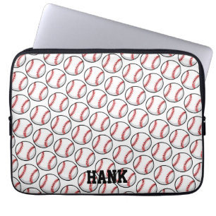Capa Para Notebook Baseball Sports Kids NAME Little League Tech