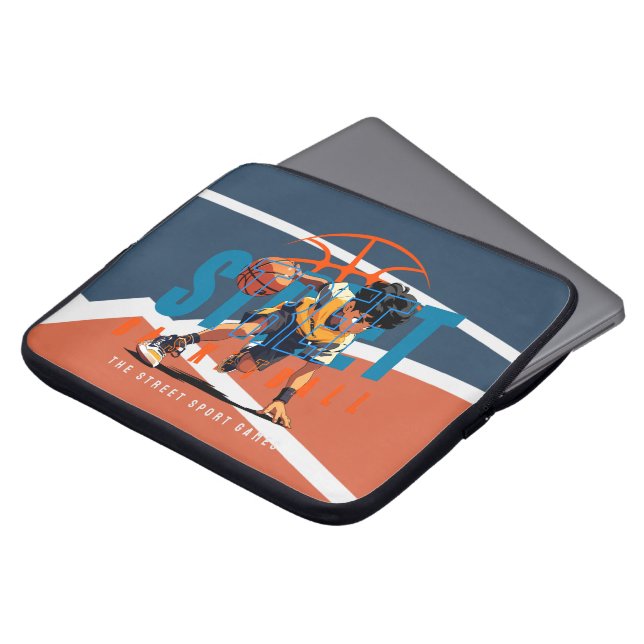 Capa Para Notebook Basquete de Rua | 15 polegadas (Frente Topo)
