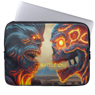 Capa Para Notebook Batalha de Monstro