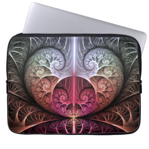 Capa Para Notebook Batida cardíaca, Abstrato Surreal Fantasy Arte Fra