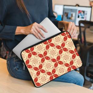 Capa Para Notebook Batik Kawung, Padrão Indonésia, Javanês, Étnico