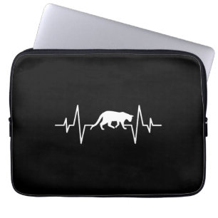 Capa Para Notebook batimento cardíaco do gato