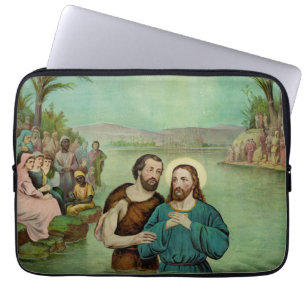 Capa Para Notebook Batismo de Jesus Cristo