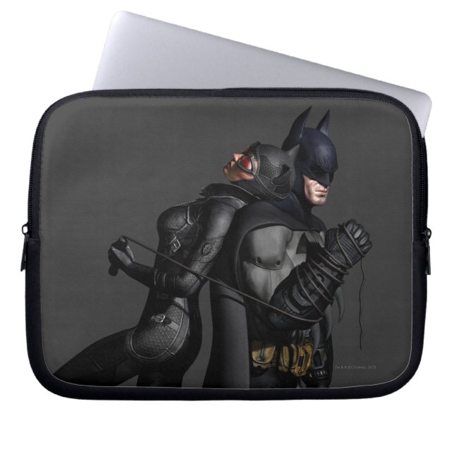 Capa Para Notebook Batman Arkham | Batman e Catman (Frente)