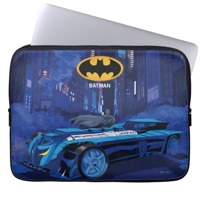 Capa Para Notebook Batman Patrulha Noturna na Cidade de Gotham (Frente)