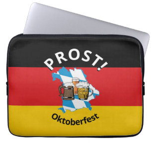 Capa Para Notebook Bavarian OKTOBERFEST Germany Flag PROST