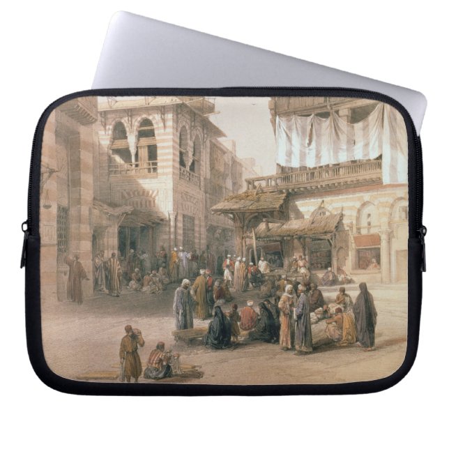 Capa Para Notebook Bazar dos Coppersmiths, o Cairo, de "Egipto e (Frente)
