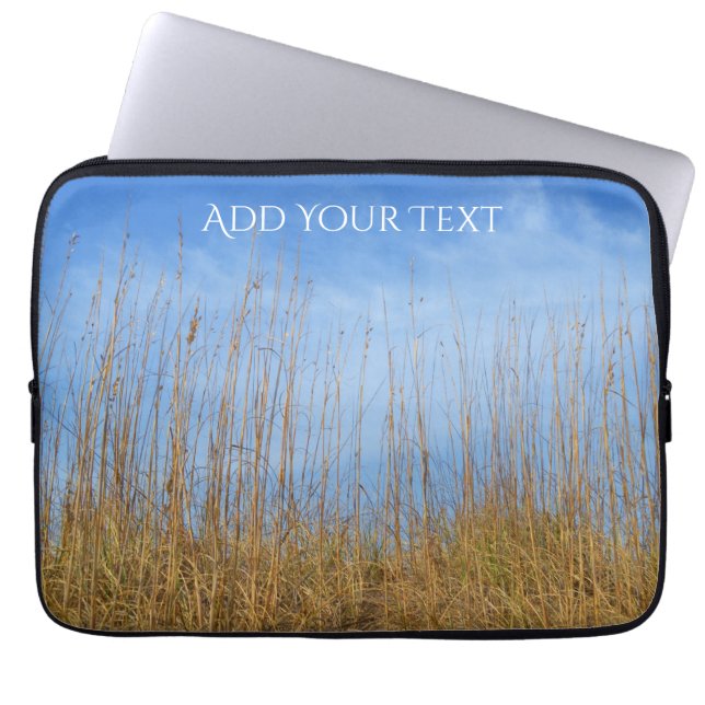 Capa Para Notebook Beach Grass por Shirley Taylor (Frente)