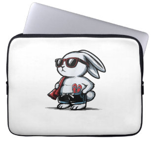 Capa Para Notebook Beach Rabbit Bunny Beach-Goer Summer