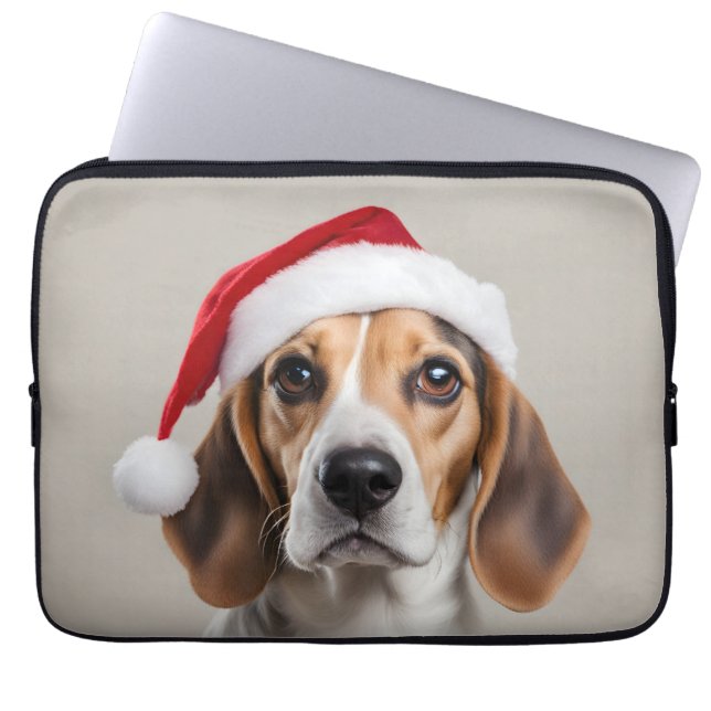 Capa Para Notebook Beagle Christmas (Frente)