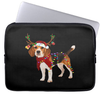 Capa Para Notebook beagle dog christmas Classic T-Shirt