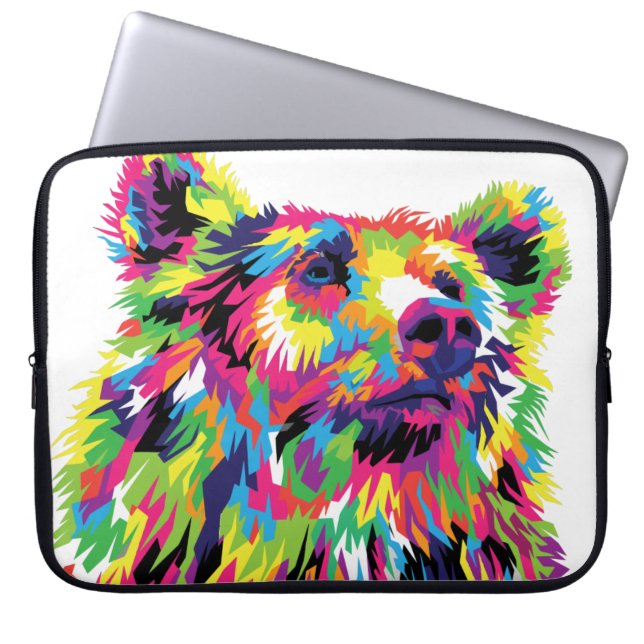 Capa Para Notebook Bear Spirit Pop Art (Frente)