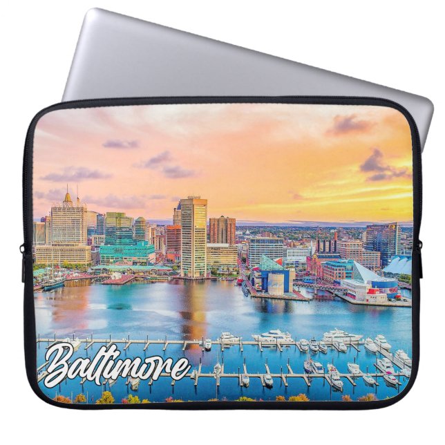Capa Para Notebook Beauely Baltimore, Maryland, EUA (Frente)