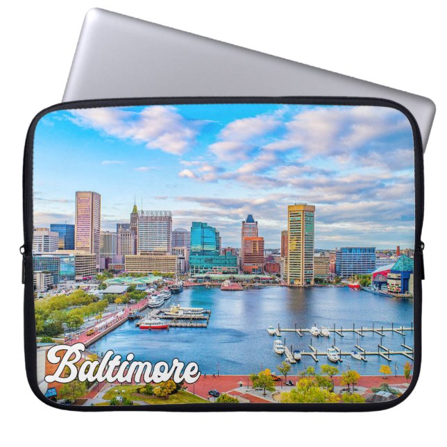 Capa Para Notebook Beauely Baltimore, Maryland, EUA (Frente)