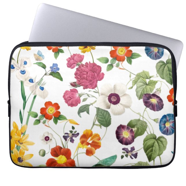 Capa Para Notebook Beautiful Watercolor Botanical (Frente)