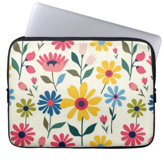 Capa Para Notebook Bebê em Flor