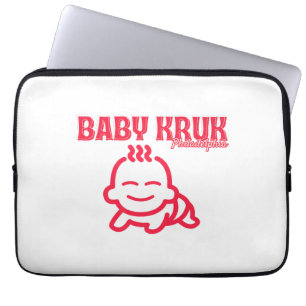 Capa Para Notebook Bebê Engraçado Kruk Philadelphia Premium