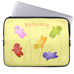 Capa Para Notebook Bebês bonitos de geleia doce desenho animado