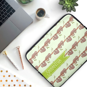 Capa Para Notebook Bebês bonitos pendurados no padrão do Treebranch