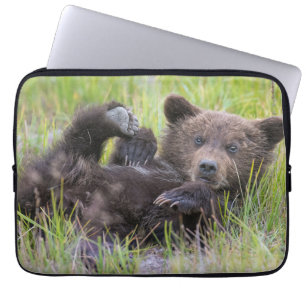 Capa Para Notebook Bebês Mais Pobres Bebê-Urso-Castanho