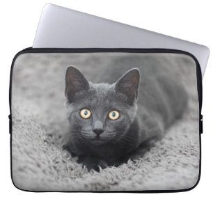 Capa Para Notebook Bebês Mais Pobres Gato Cinza