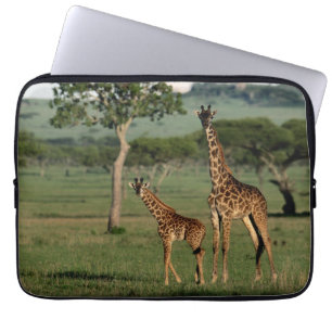Capa Para Notebook Bebês Mais Pobres Giraffe Calf & Mama