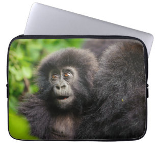 Capa Para Notebook Bebês Mais Pobres   Jovens Montanhas Gorilla