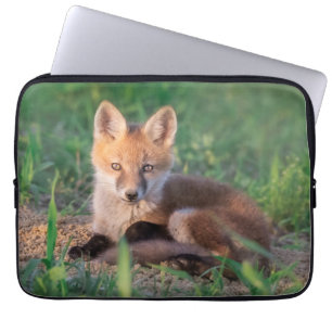 Capa Para Notebook Bebês Mais Pobres Relaxamento do Kit de Raposa V