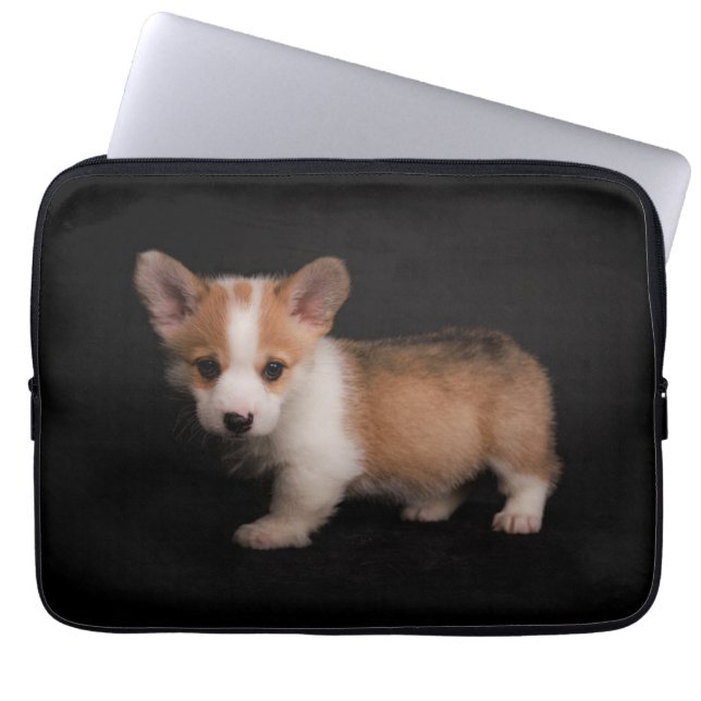 Capa Para Notebook Bebês Mais Pobres | Tiny Corgi (Frente)