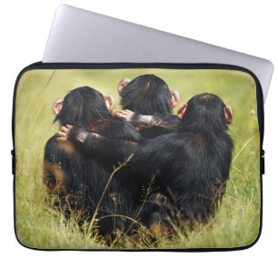 Capa Para Notebook Bebês Mais Pobres Três Chimpanzés