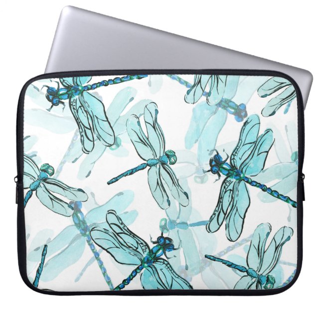 Capa Para Notebook Bebidas Elegantes: Maravilha de Aquarela (Frente)