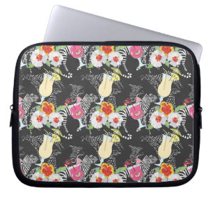 Capa Para Notebook Bebidas Tropicais Com Animais