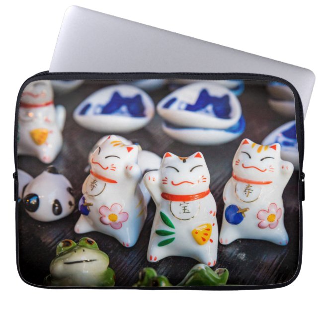 Capa Para Notebook Beckoning - figurinos de gatos (Frente)
