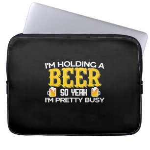 Capa Para Notebook Beer Beer Drinker Eu Estou Segurando Um Aniversári