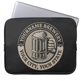 Capa Para Notebook Beer Brewing Personalized NAME Brewery Big Mug 
