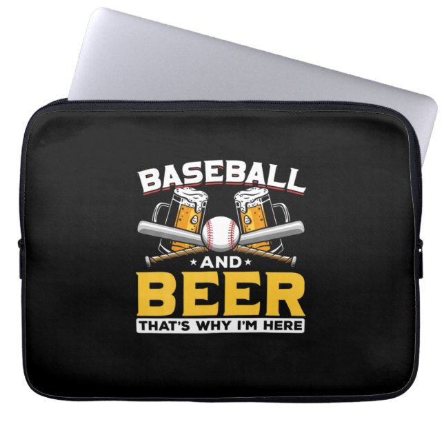 Capa Para Notebook Beer Drinker Baseball Beball Humor Aniversário (Frente)